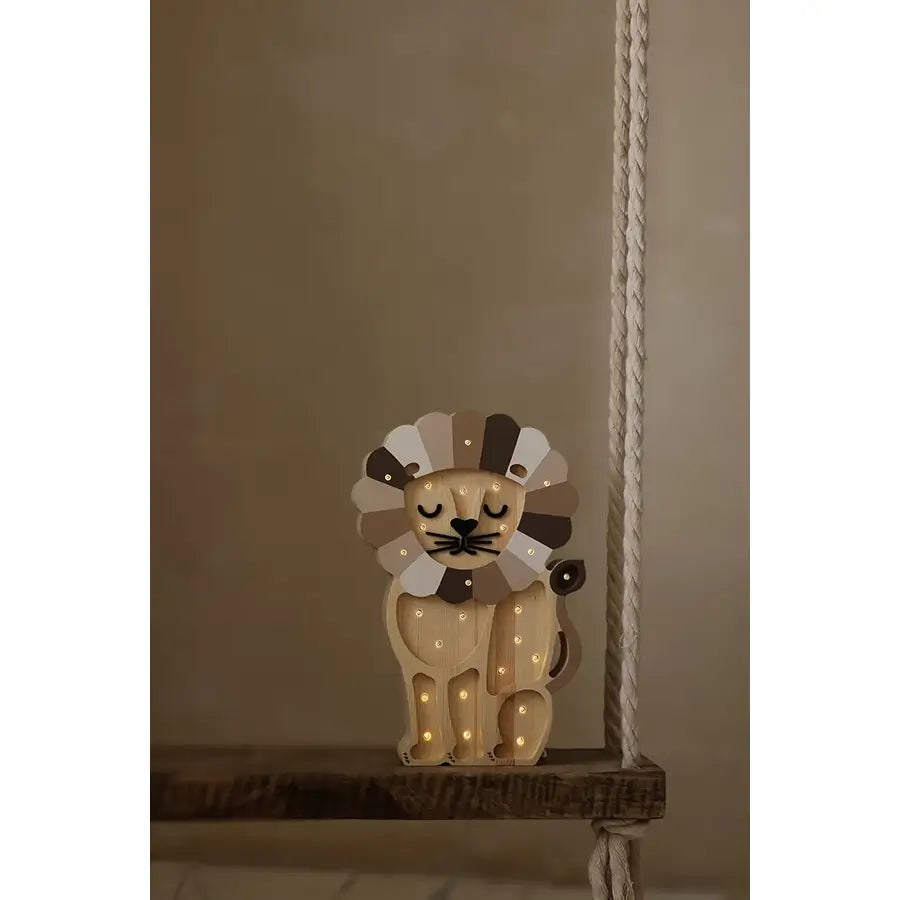 Little Lights - Kinderlampe "Lion Lamp - Cappuccino Rainbow"