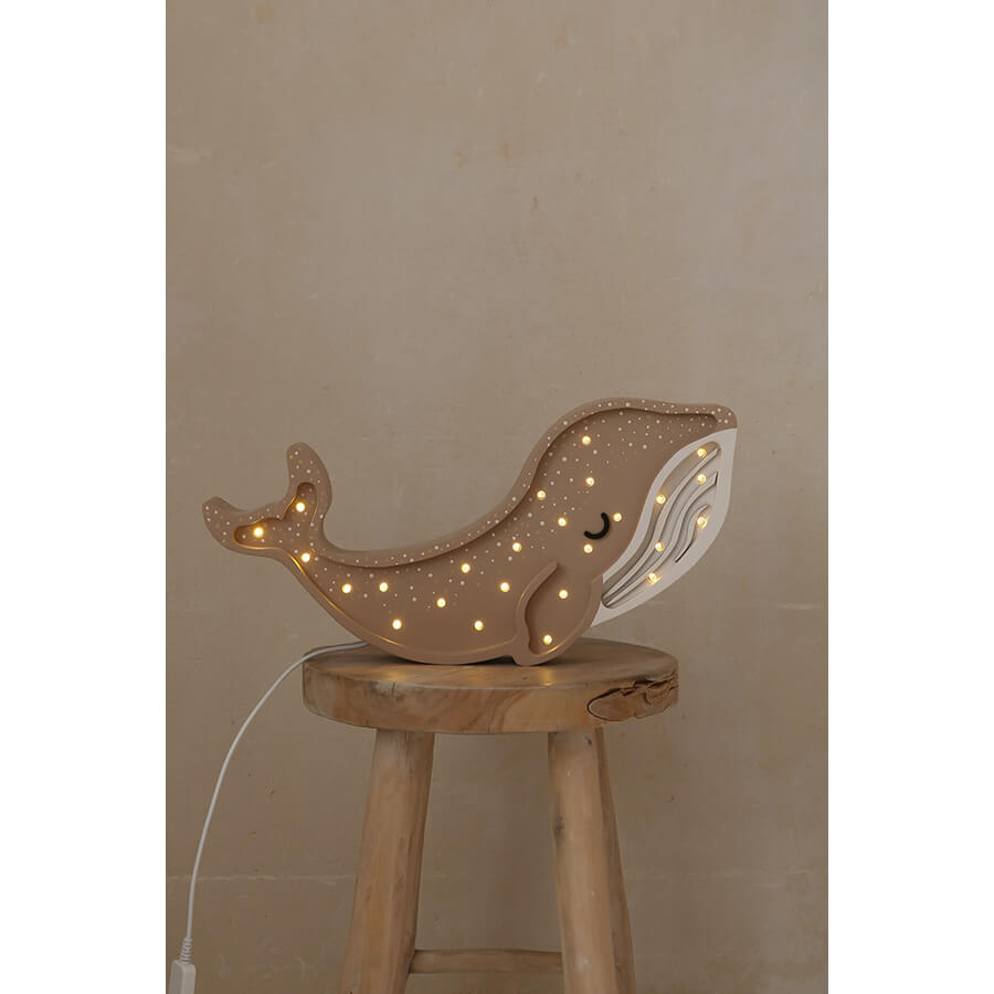 Little Lights - Kinderlampe "Whale Lamp - Cinnamon Brown"