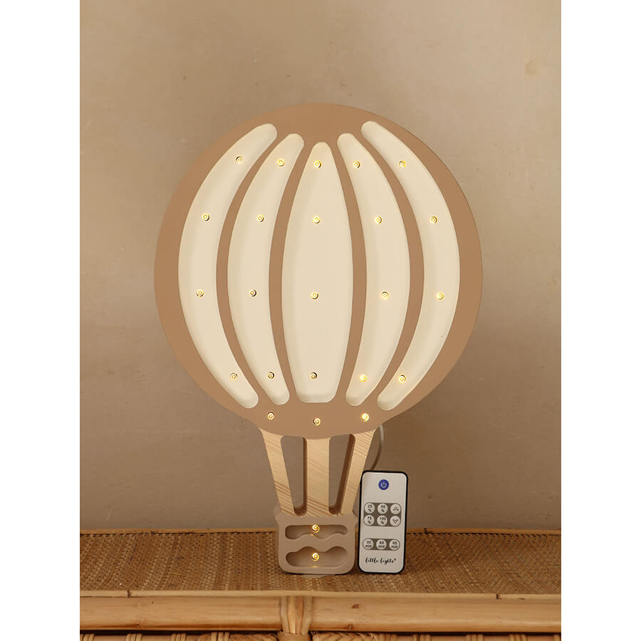 Little Lights - Kinderlampe "Hot Air Baloon Lamp - Light Brown"