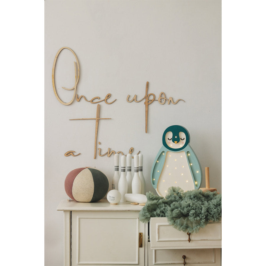 Little Lights - Kinderlampe "Baby Penguin Lamp - Teal"