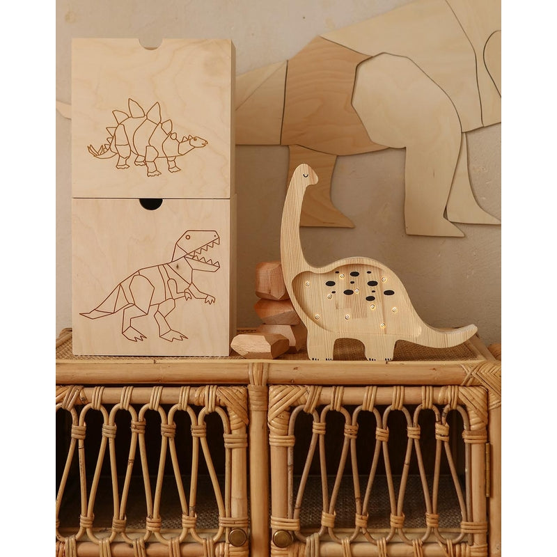 Little Lights - Kinderlampe "Dino Mini Lamp - Jurassic Wood"