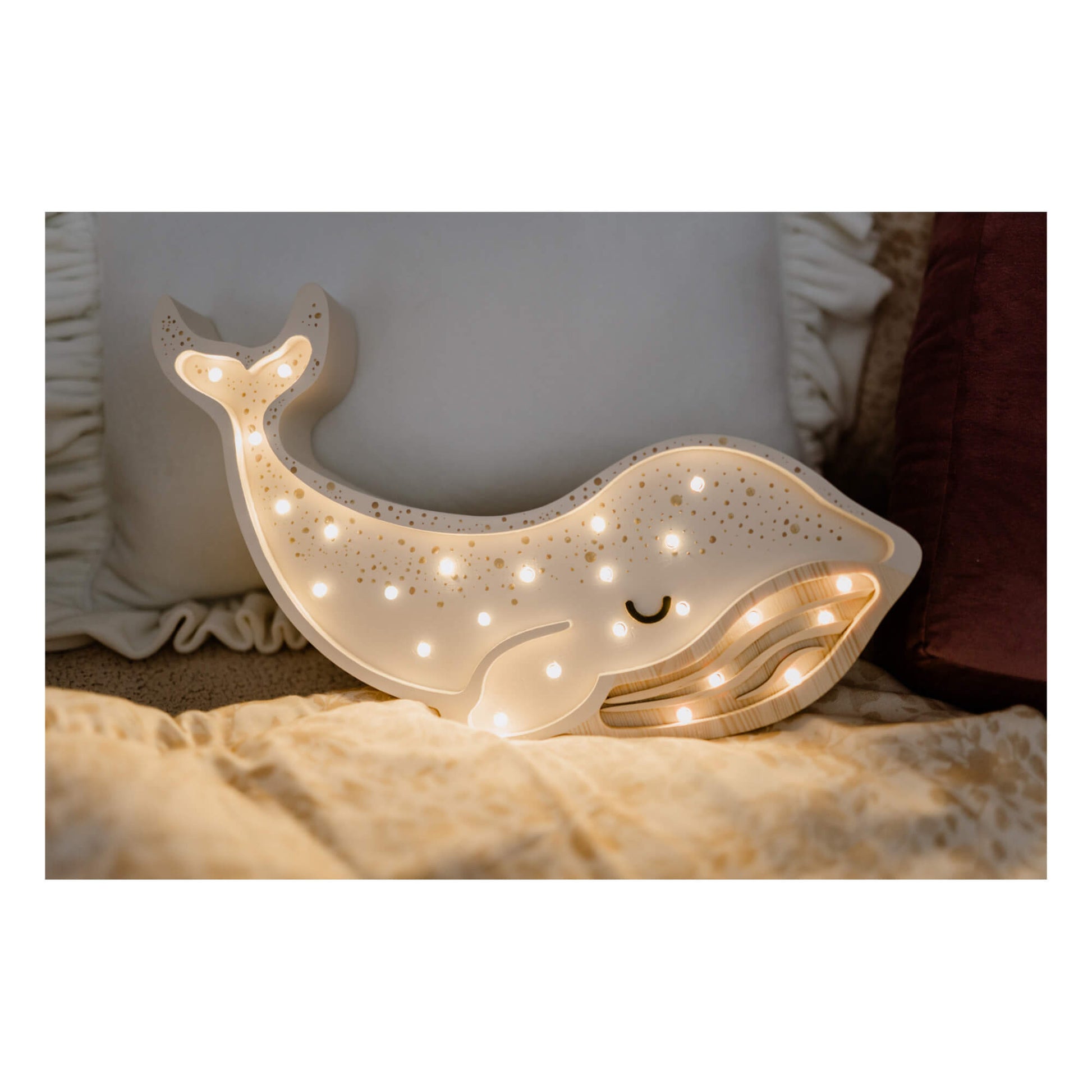 Little Lights - Kinderlampe "Whale Lamp - Albino White"