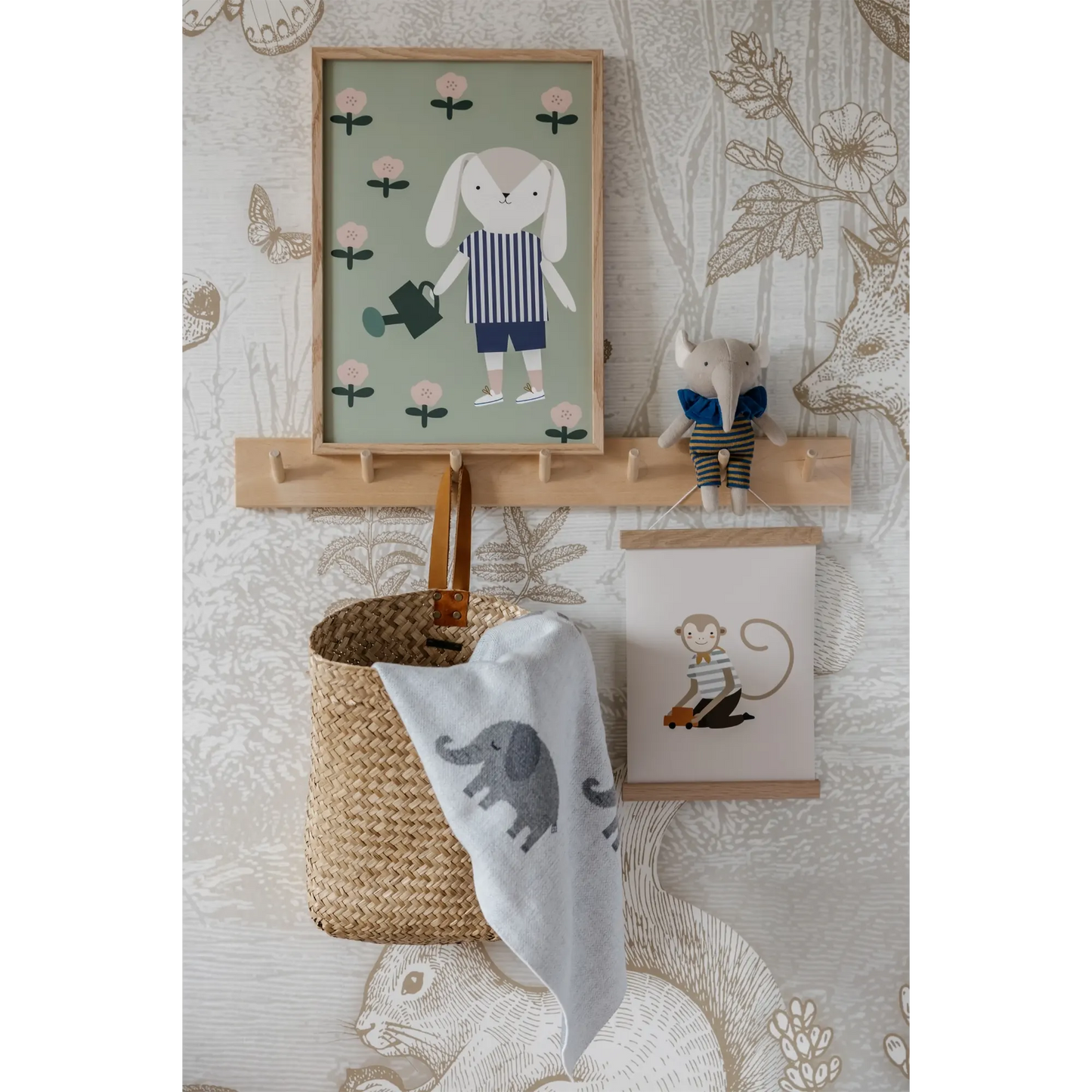Little Otja – Kuscheltier „Elephant Pim“ aus Bio-Baumwolle