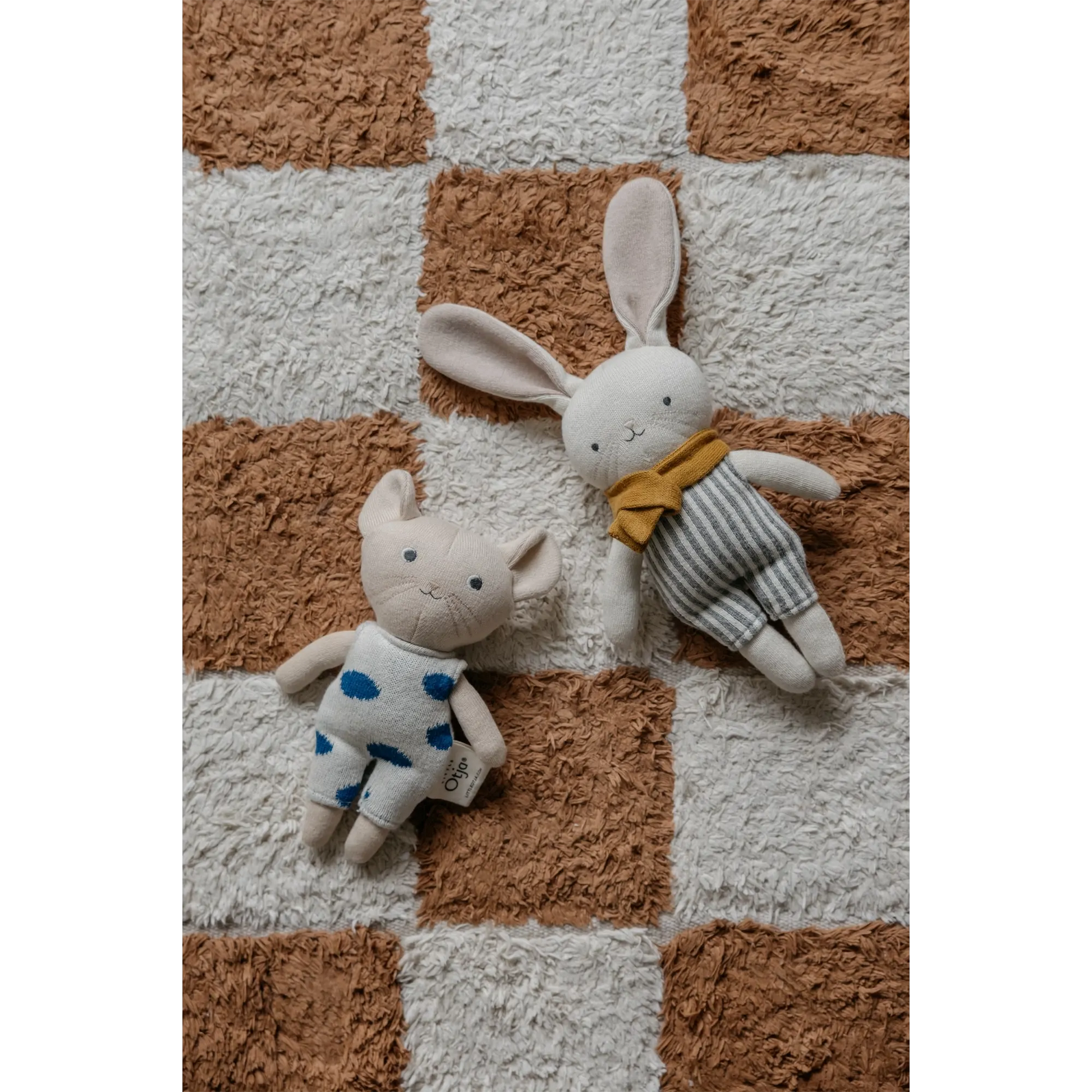 Little Otja – Kuscheltier „Mouse Ipsum“, Bio-Baumwolle, handgefertigt