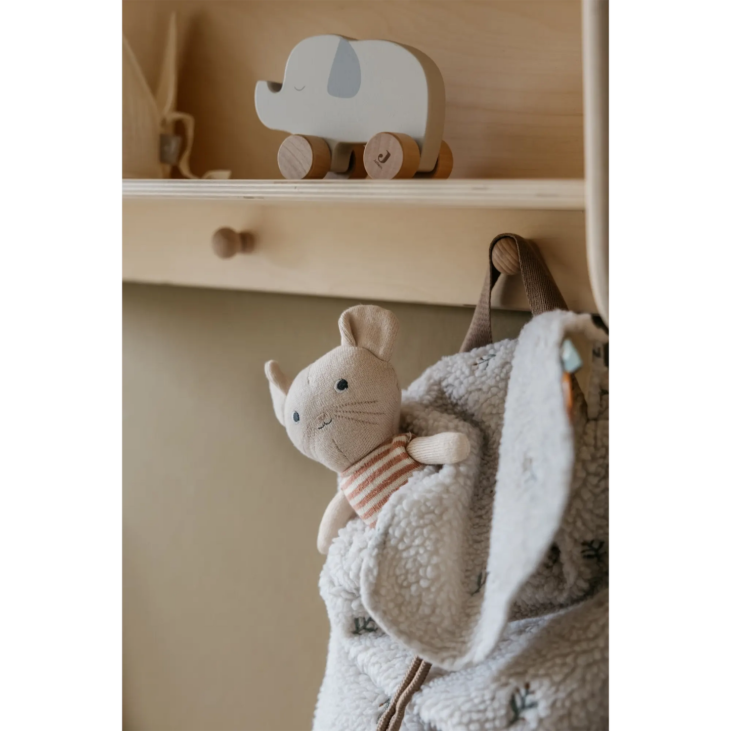 Little Otja – Kuscheltier „Mouse Bertina“, Bio-Baumwolle handgefertigt