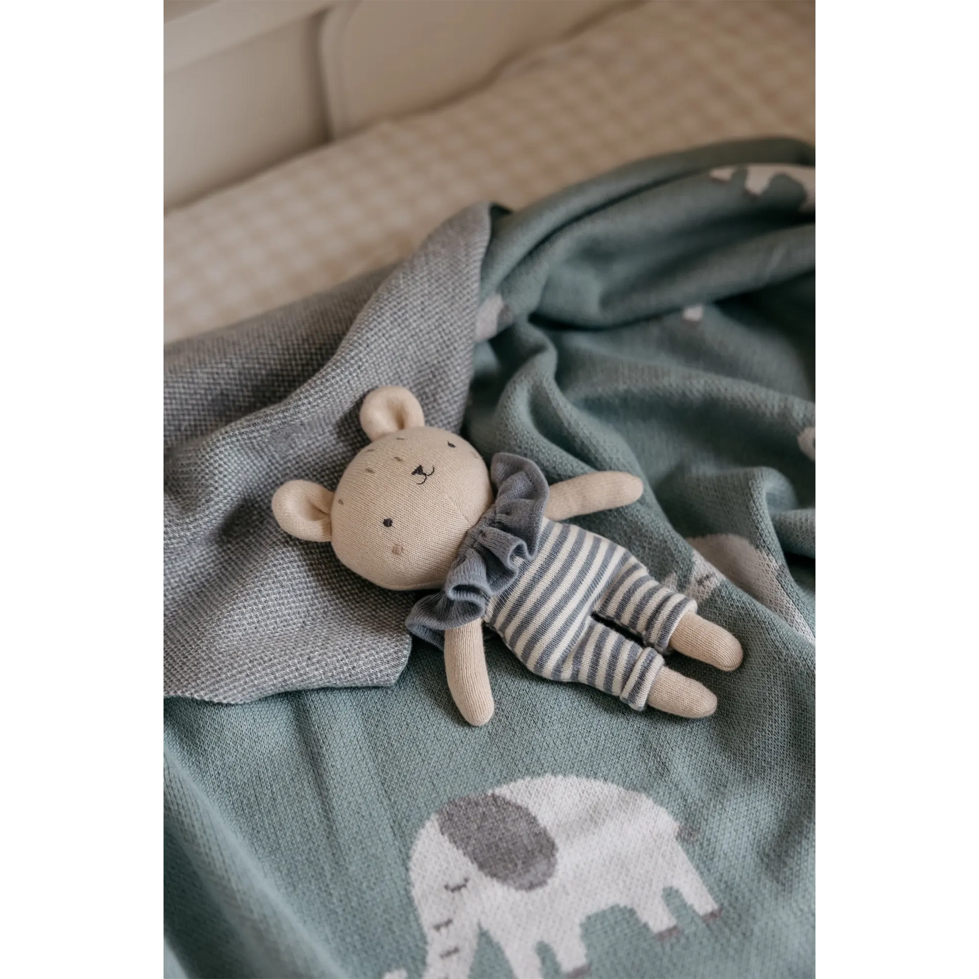 Little Otja – Kuscheltier „Bear Lorem“ aus Bio-Baumwolle