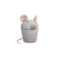 Lorena Canals - Korb Ratte "Renata The Rat" Grau 30cm