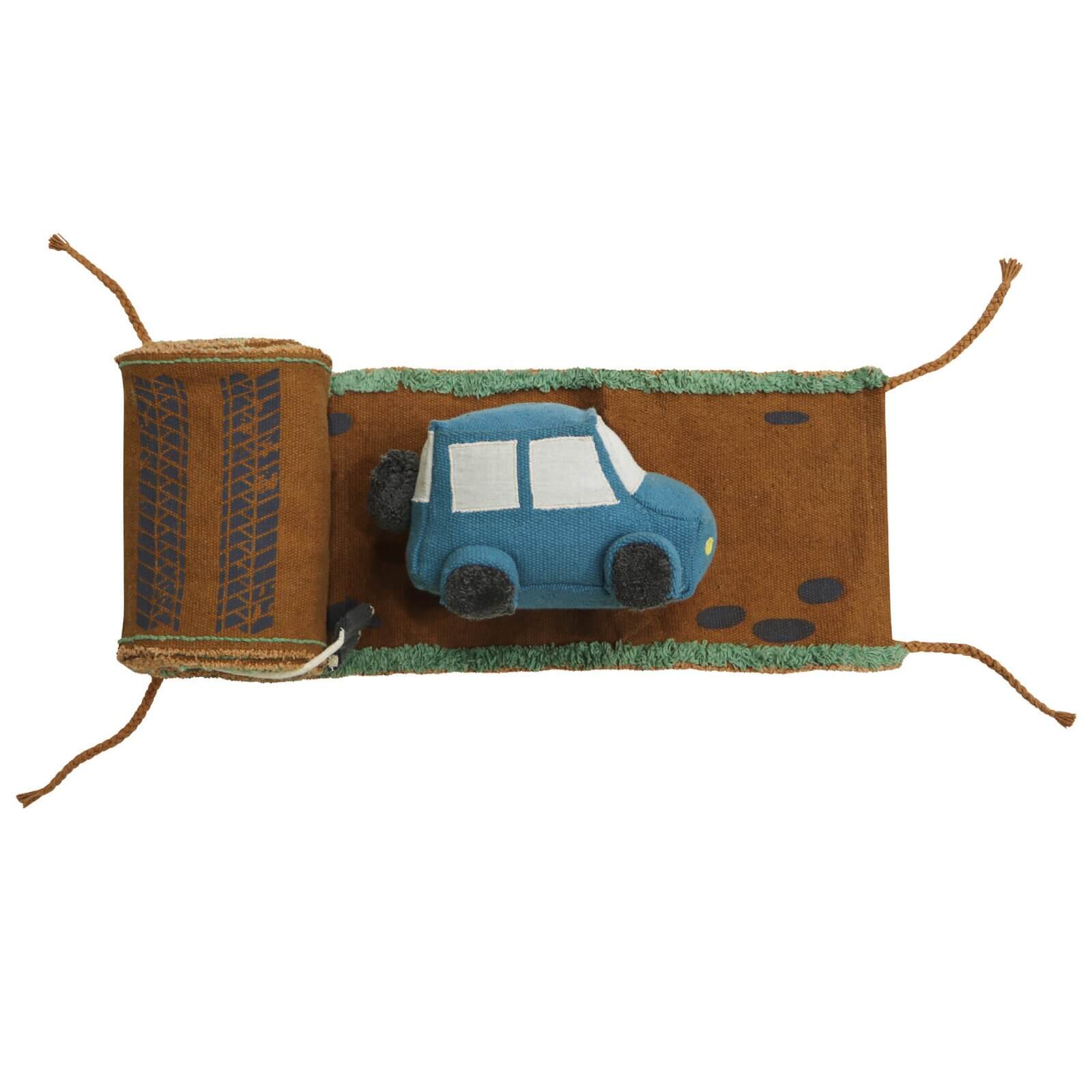 Lorena Canals - Xl Stoff-Spielstrasse "Ride & Roll" Mit Auto 400cm