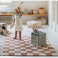 Lorena Canals - Teppich Karo Toffee 120x160cm Waschbar