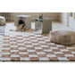 Lorena Canals - Teppich Karo Toffee 120x160cm Waschbar