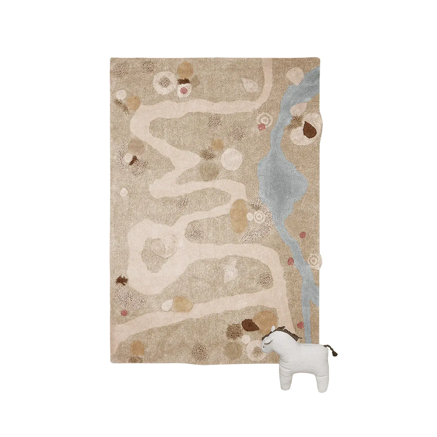 SPIELTEPPICH PATH OF NATURE 120 x 160 CM, WASCHBAR