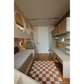 TEPPICH KARO TOFFEE 120 x 160 CM, WASCHBAR