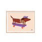 Ma Petite Vie – Design Poster "Skater Dog Cap" 30×40 cm, Kinderzimmer
