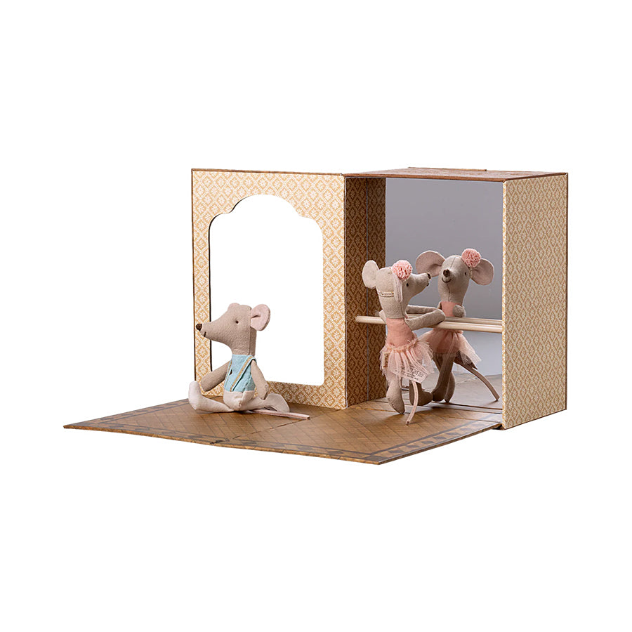 Maileg - Ballettmäuse im Tanzstudio, Kleine Schwester und kleiner Bruder