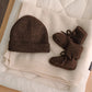 Main Sauvage - Babymütze "Beanie Dark Mocha", Mütze für Baby