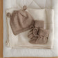 Main Sauvage - Babyschuhe "Oat", Babysocken, Strickschuhe Baby