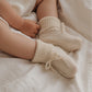 Main Sauvage - Babyschuhe "Ecru", Babysocken, Strickschuhe Baby