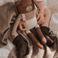 Main Sauvage - Babyschuhe "Dark Mocha", Babysocken, Strickschuhe Baby