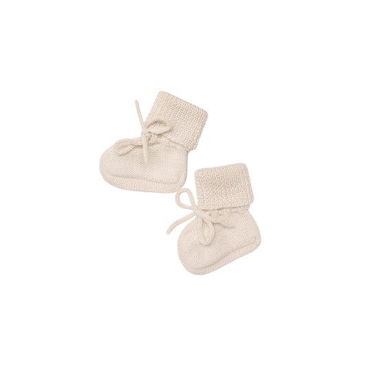 Main Sauvage - Babyschuhe "Ecru", Babysocken, Strickschuhe Baby