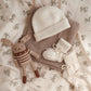 Main Sauvage - Babyschuhe "Ecru", Babysocken, Strickschuhe Baby