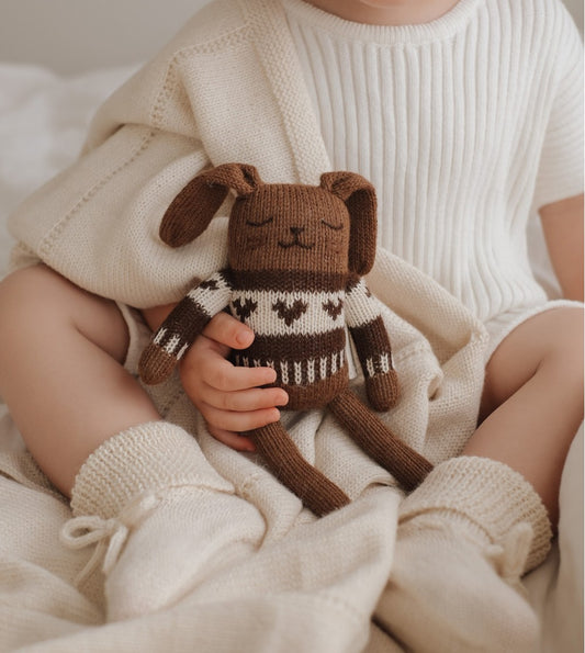 Main Sauvage - Kuscheltier "Bunny - Jaquard Sweater"