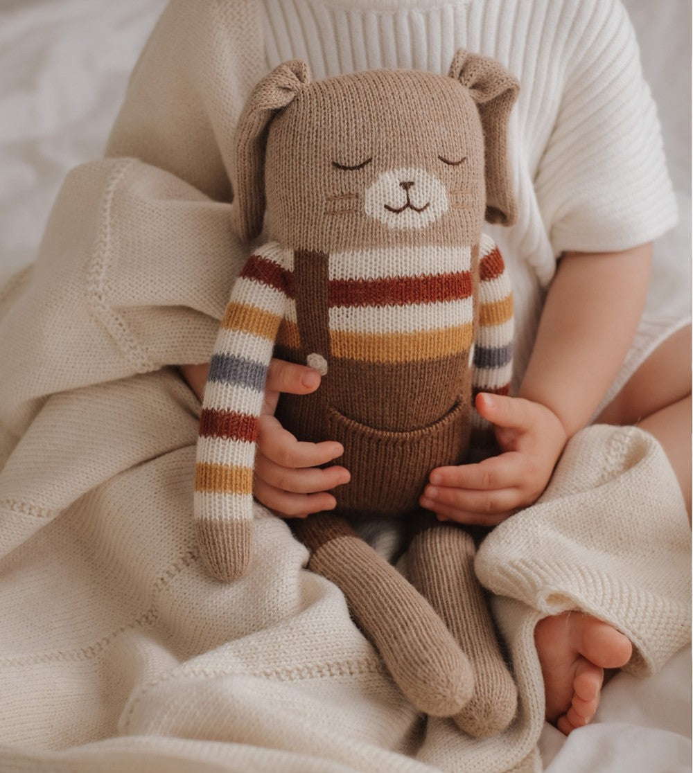 Main Sauvage - Kuscheltier "Large Bunny - Rainbow Sweater"