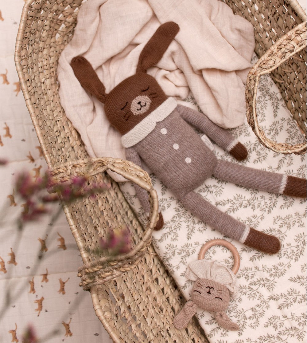 Main Sauvage - Kuscheltier "Big Bunny Jumpsuit Oat"