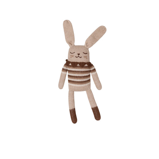 Main Sauvage - Kuscheltier "Bunny - Sepia Vintage Top"