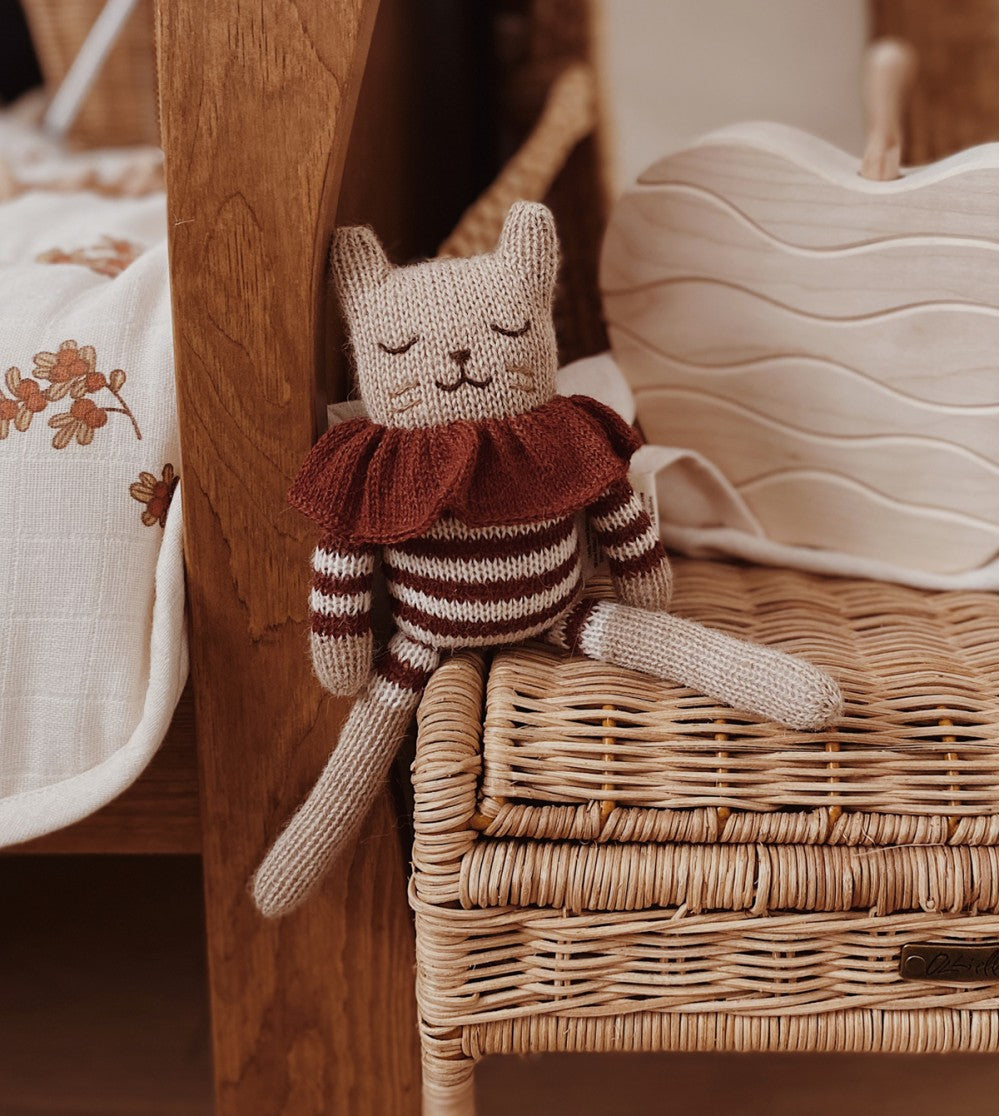 Main Sauvage - Kuscheltier "Kitten Sienna Striped Romper