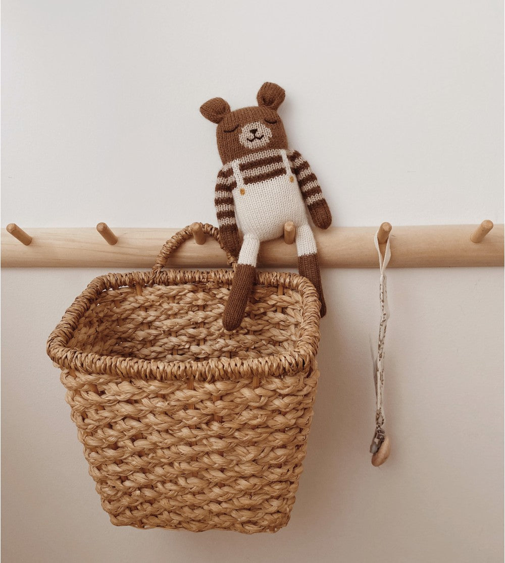 Main Sauvage - Kuscheltier "Teddy - Ecru Overalls"