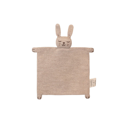 Main Sauvage - Schmusetuch aus Baby-Alpakawolle "Bunny Sand"