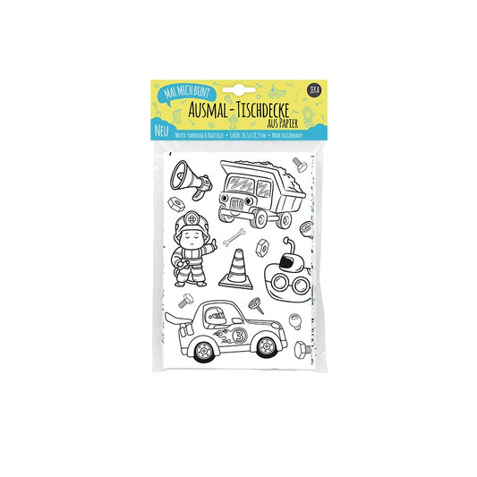 Mal Mich Bunt - Ausmal-Tischdecke Fahrzeuge