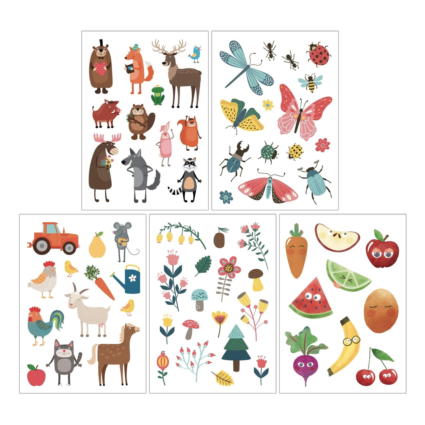 Mal Mich Bunt - Kindertattoo Set Naturkinder
