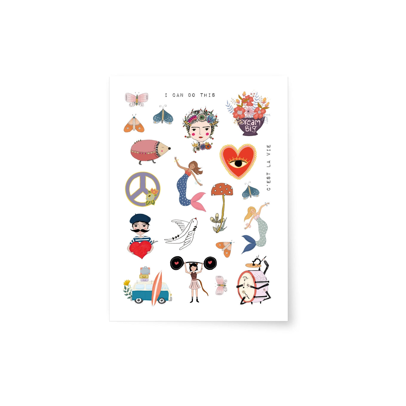 Miao Papeterie – Kindertattoos „Mix“, vegan & dermatologisch getestet