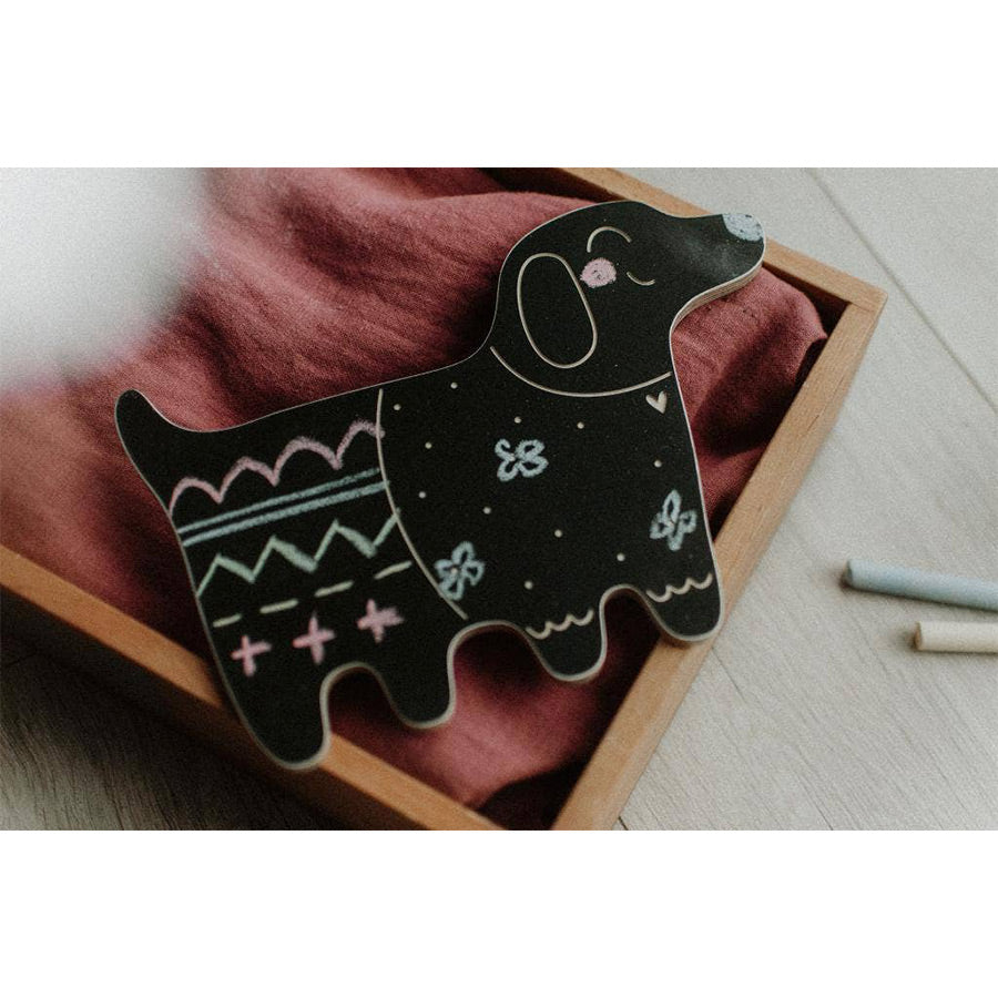 Milin - Kreidetafel Hund