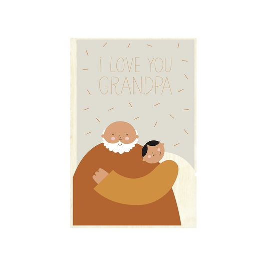 Milin – Holzkarte aus Naturholz, Postkarte & Grußkarte handgefertigt