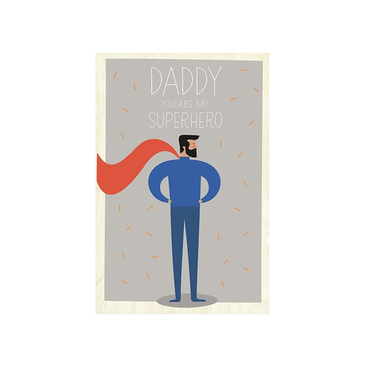 Milin – Holzkarte aus Naturholz, Postkarte & Grußkarte handgefertigt