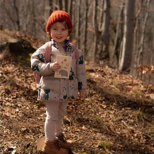 Milin – Holzkarte aus Naturholz, Postkarte & Grußkarte handgefertigt