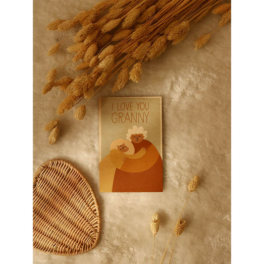 Milin – Holzkarte aus Naturholz, Postkarte & Grußkarte handgefertigt