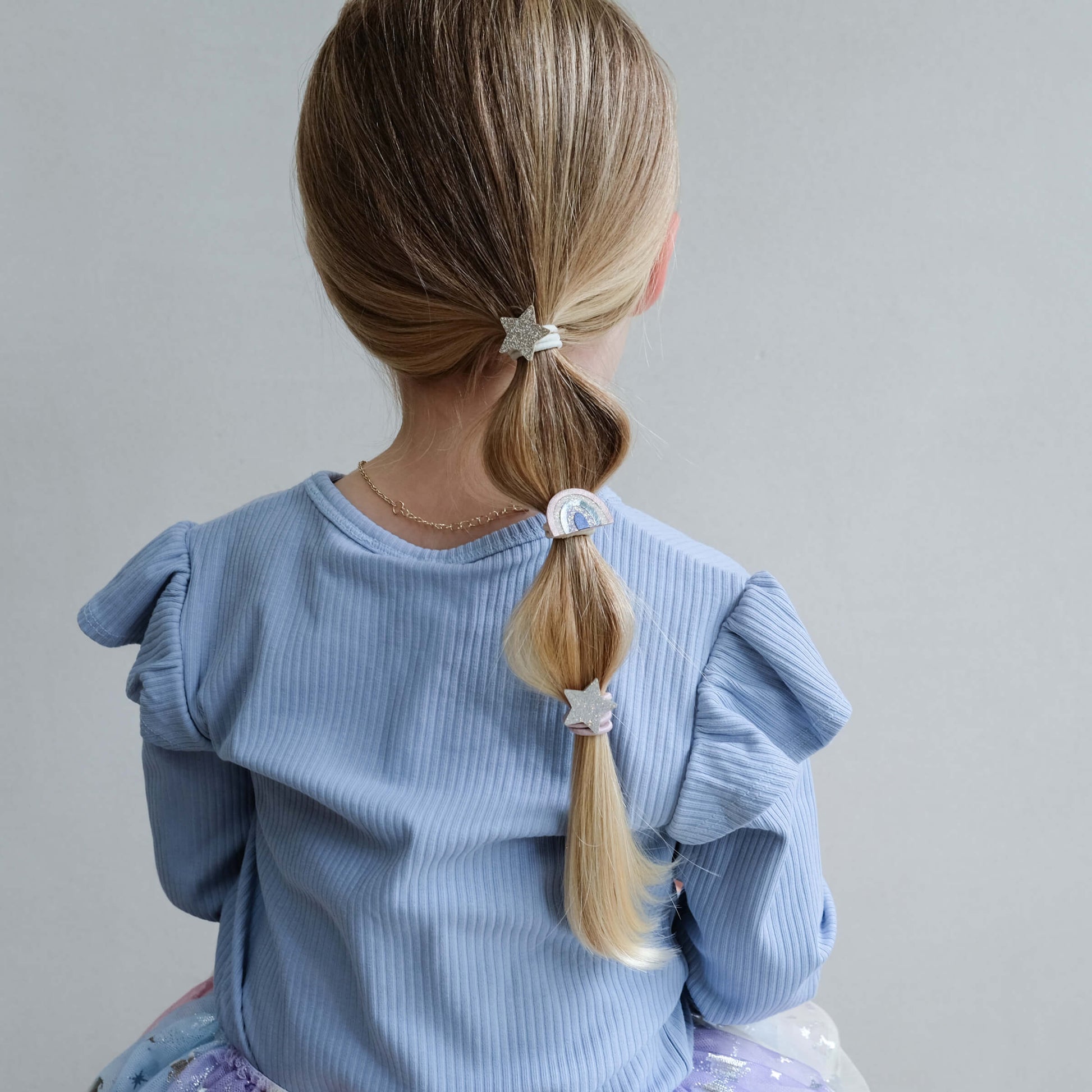 Mimi & Lula - Haargummis "Rainbow & Star", 6er Set