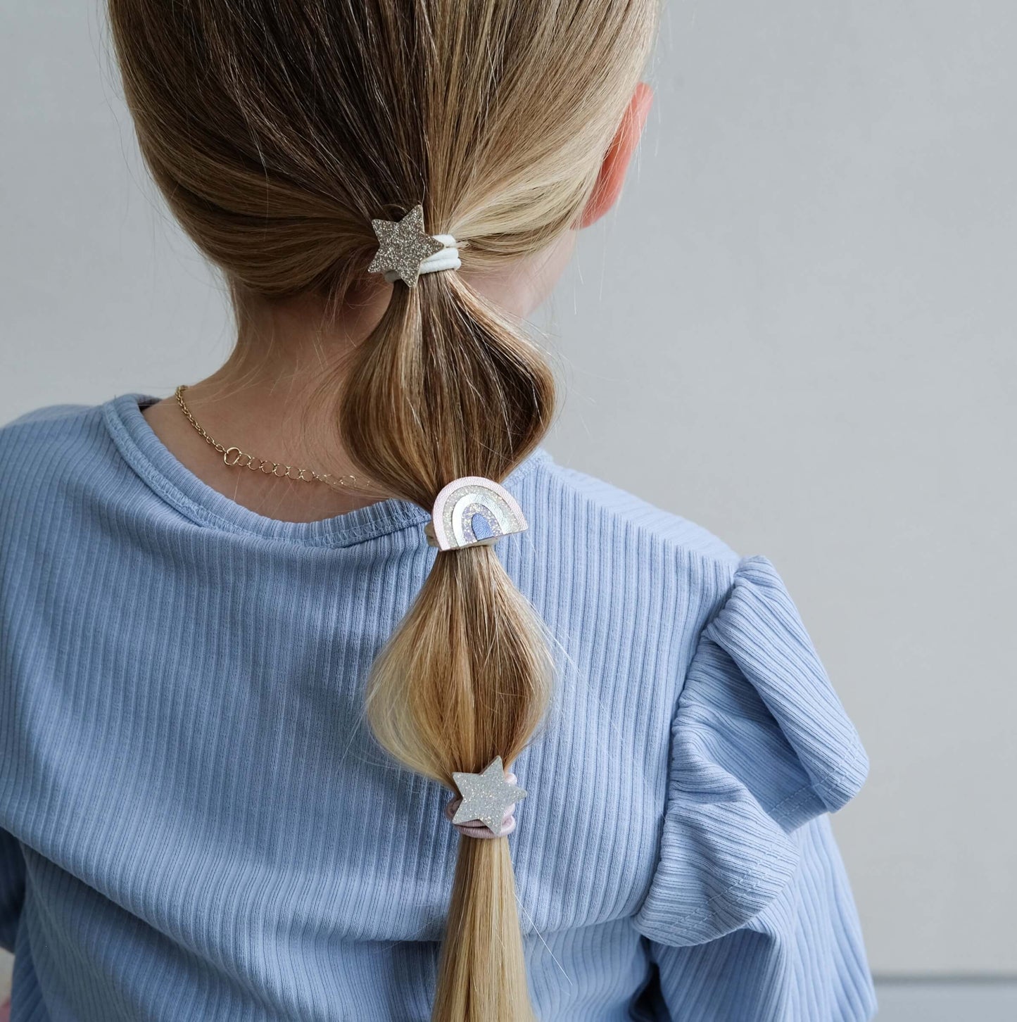 Mimi & Lula - Haargummis "Rainbow & Star", 6er Set