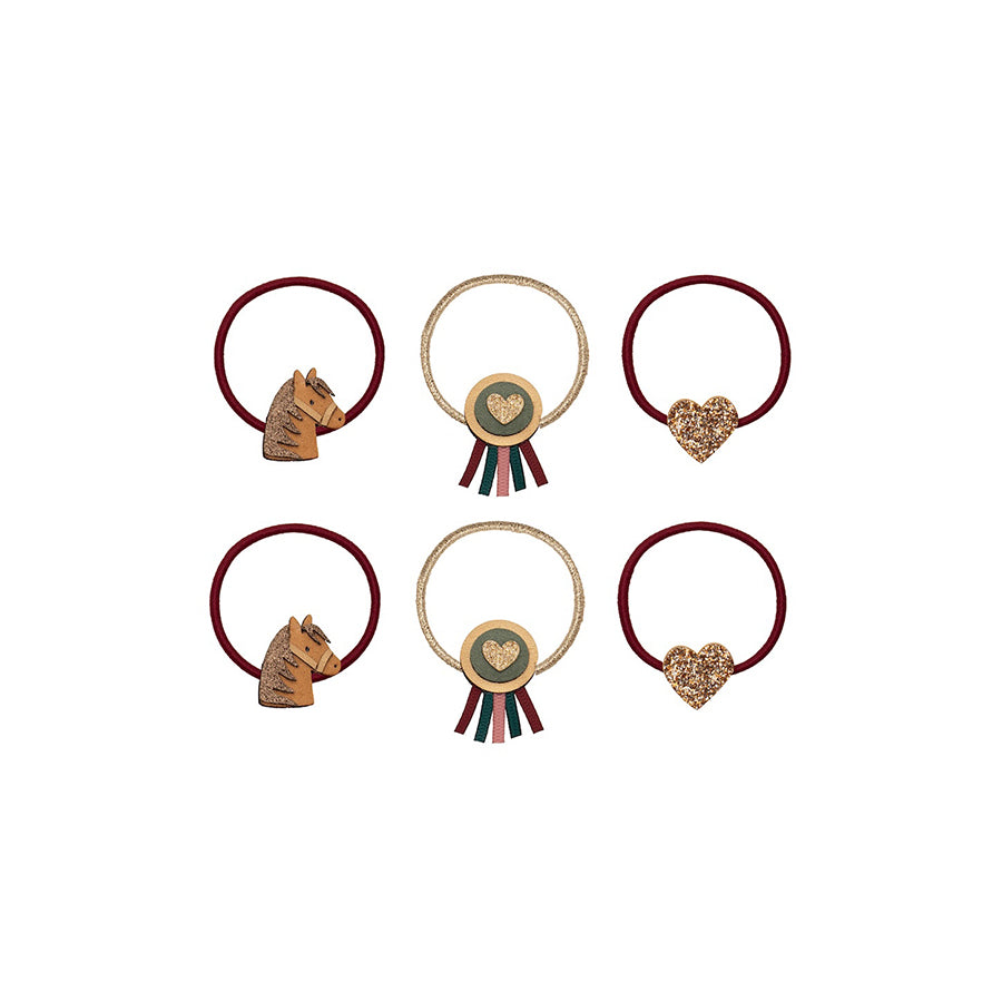 Mimi & Lula - Haargummis "Pony Pals", 6er Set