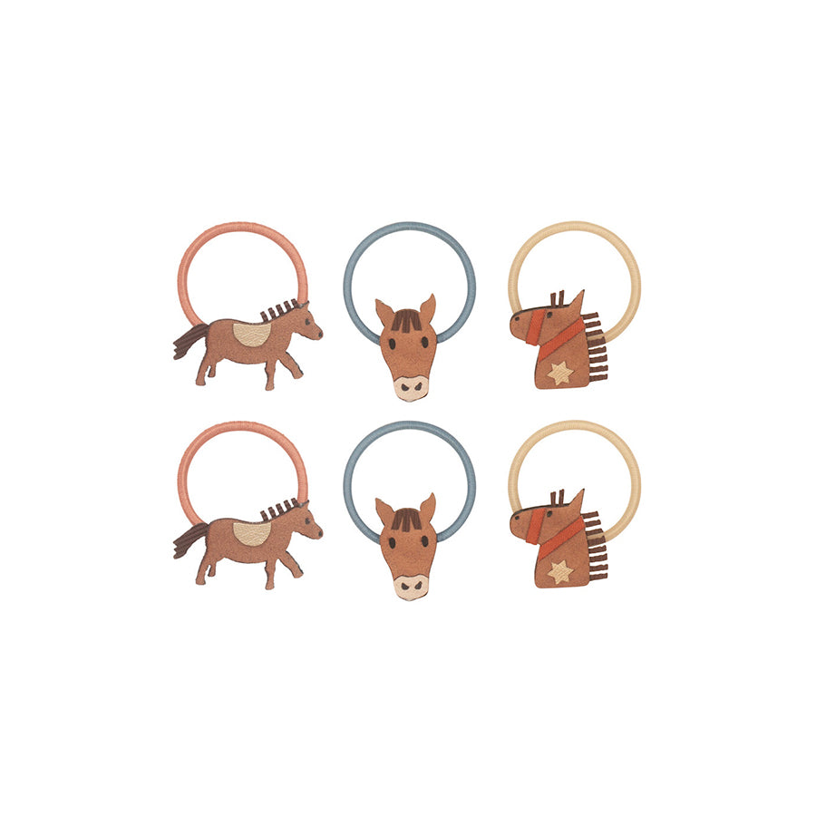 Mimi & Lula - Haargummis "Pony", 6er Set