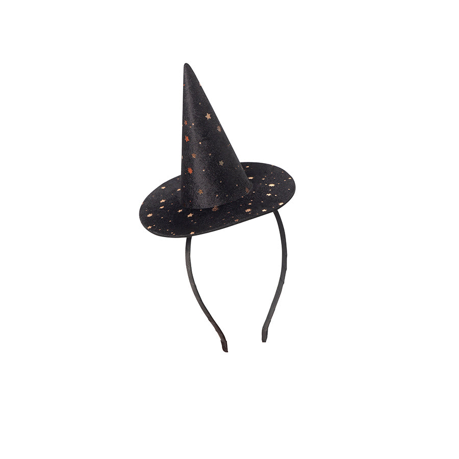 Mimi & Lula - Haarreif / Mini Hexenhut für Kinder "Raven Witch Hat"