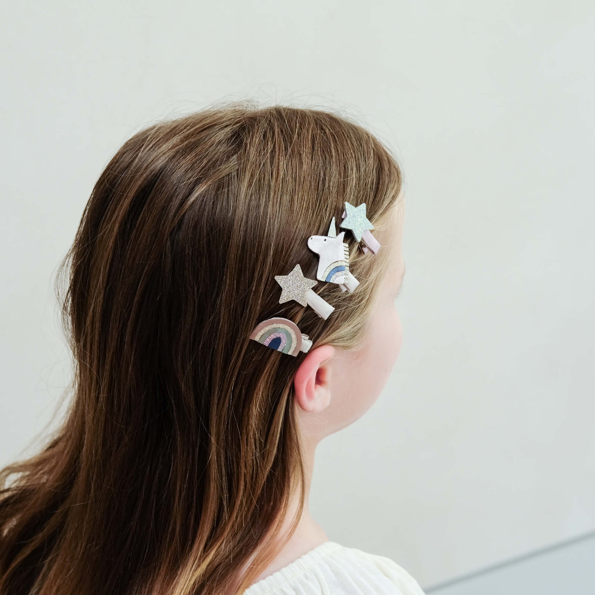 Mimi & Lula - Haarspangen "Celeste Unicorn", 8er Set