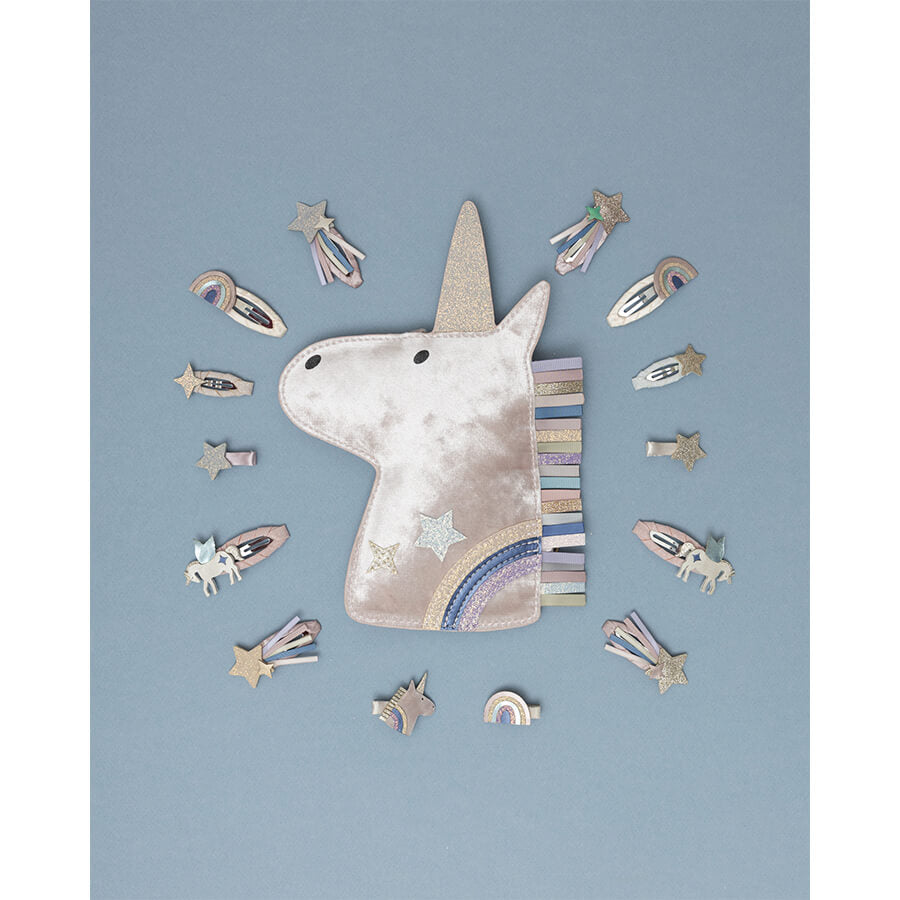 Mimi & Lula - Haarspangen "Unicorn & Rainbow", 4er Set