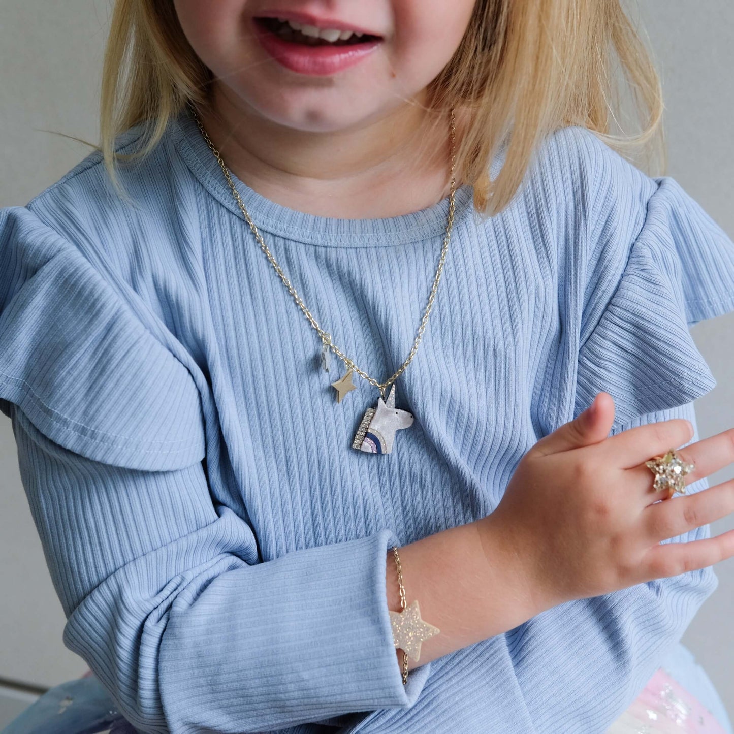 Mimi & Lula - Schmuck-Set "Unicorn", 3 tlg. 