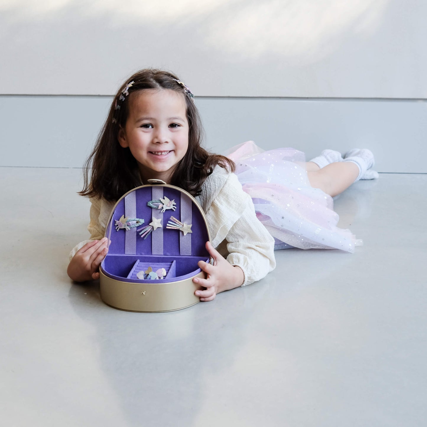 Mimi & Lula – Schmuckkästchen "Rainbow", Schmuckbox & Schmuckschatulle