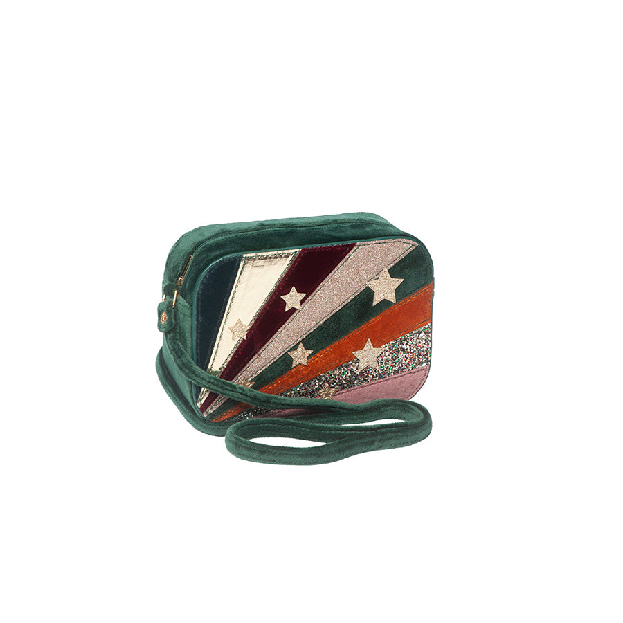 Mimi & Lula - Tasche "Luxe Velvet Stripe Bag"