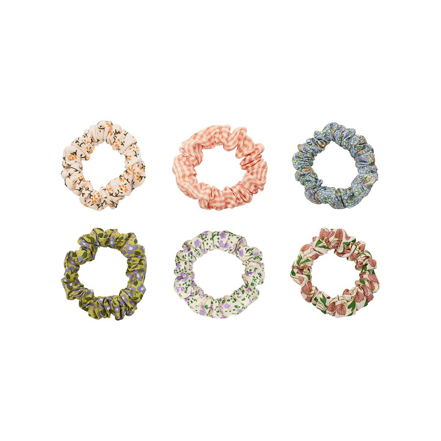 Mimi & Lula - Haargummis "Spring Floral Scrunchies", 6er Set